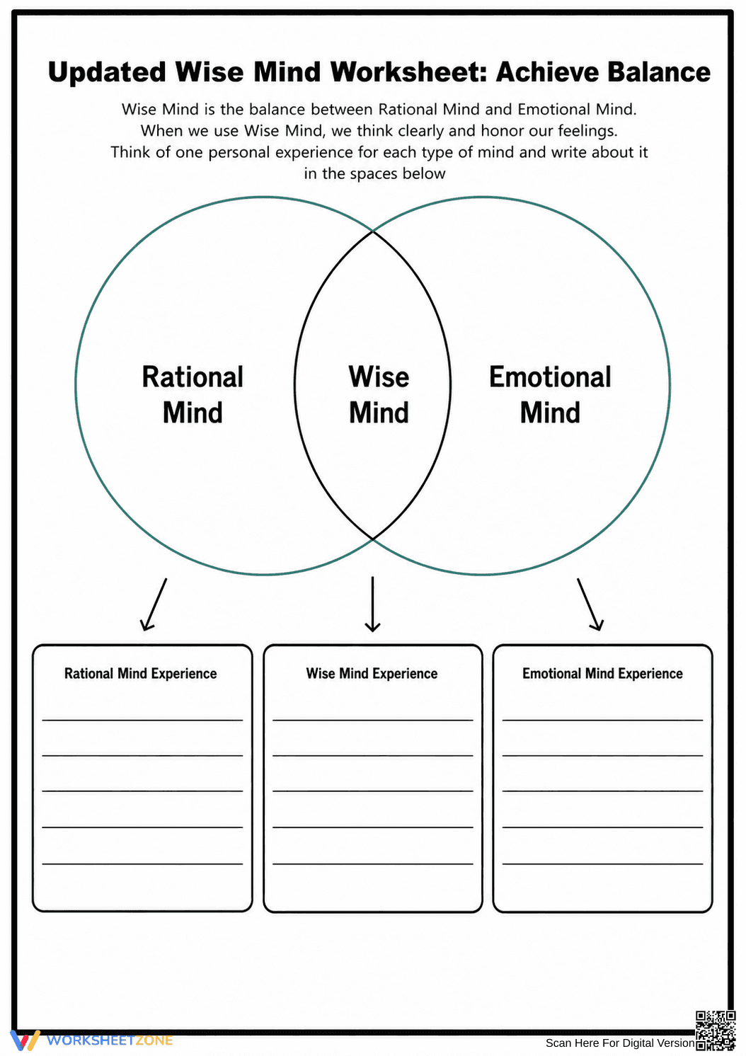 Wise Mind Worksheet (3 Levels) | Grade 5 Ready - Page 12