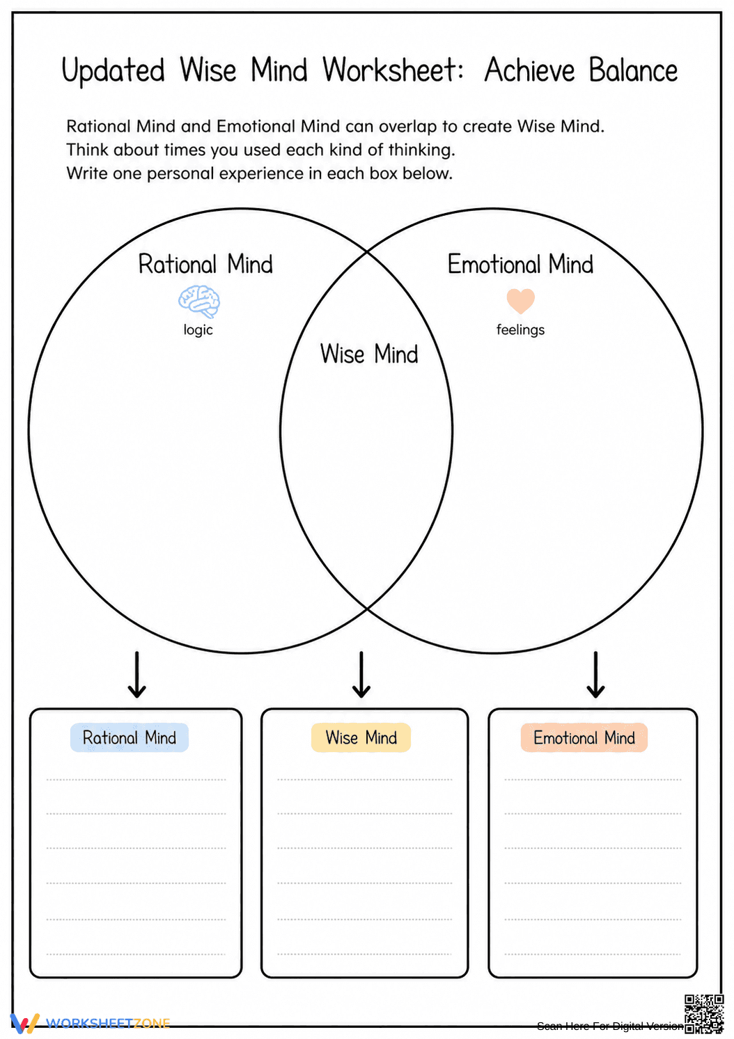 Wise Mind Worksheet (3 Levels) | Grade 5 Ready - Page 14