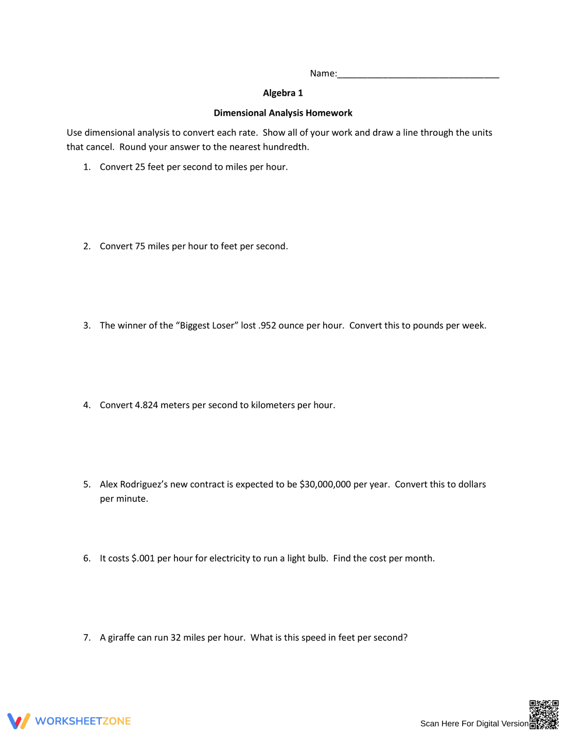 Dimensional Analysis Practice: Unit Conversion Skills - Page 2