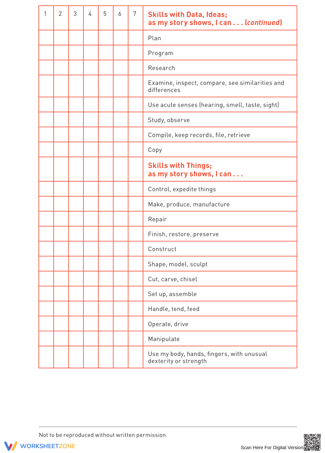 The Parachute Skills Grid: Building Life Skills - Page 3