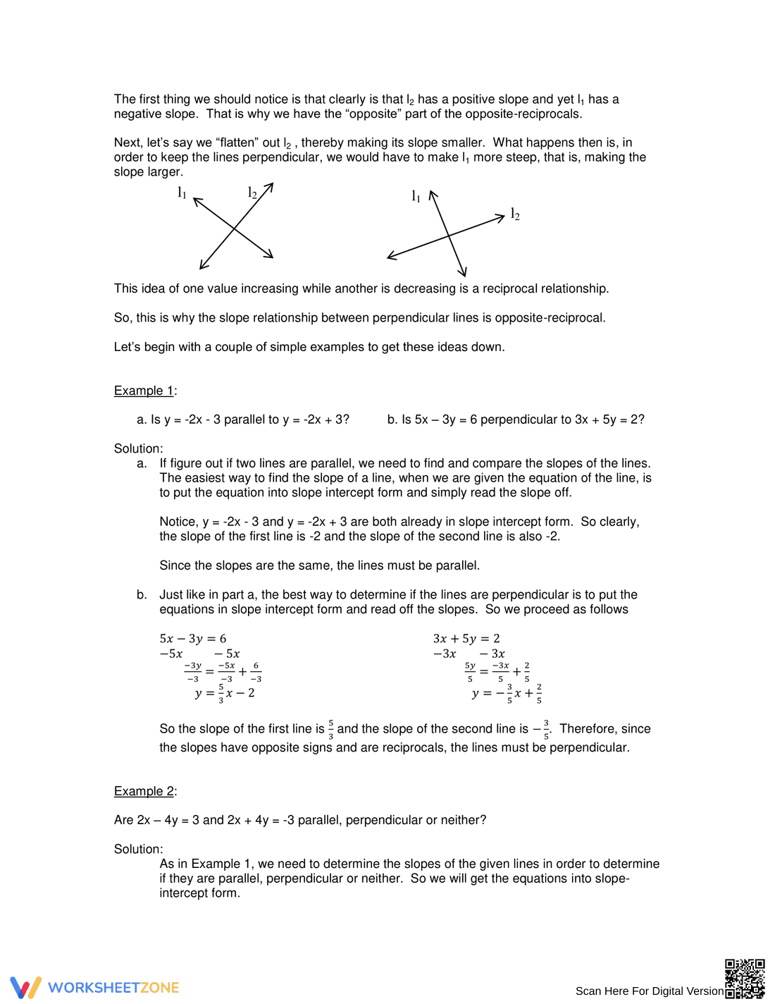 Parallel and Perpendicular Lines - Page 2