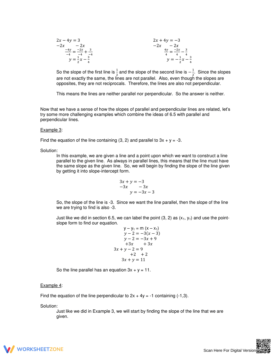 Parallel and Perpendicular Lines - Page 3