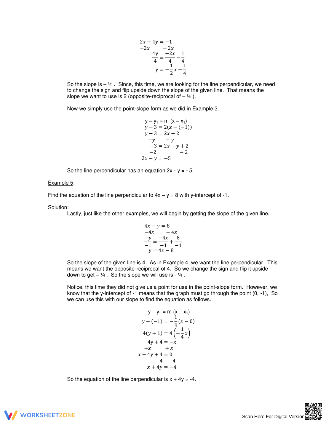 Parallel and Perpendicular Lines - Page 4