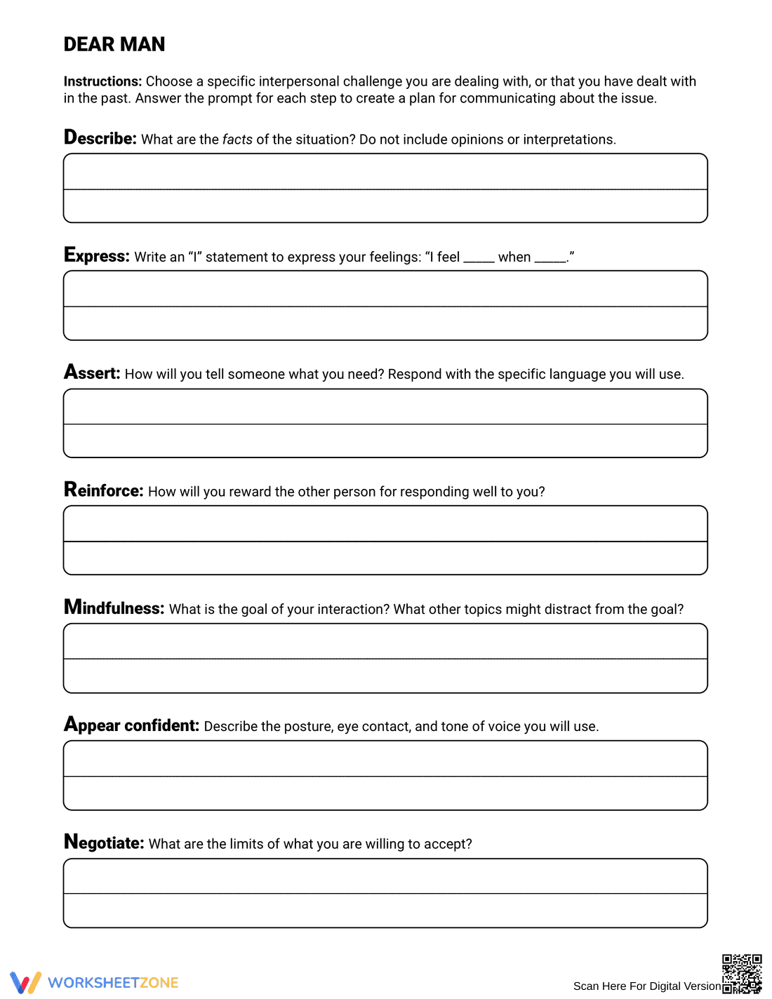 DEAR MAN Communication Guide | Essential Grade 9 ELA - Page 2