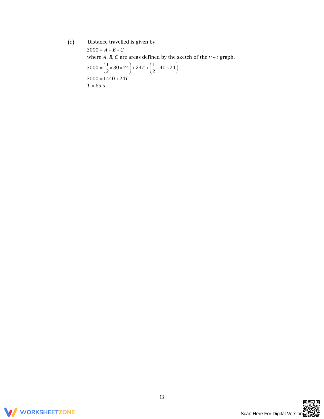 Analyzing Velocity-Time Graphs - Page 13