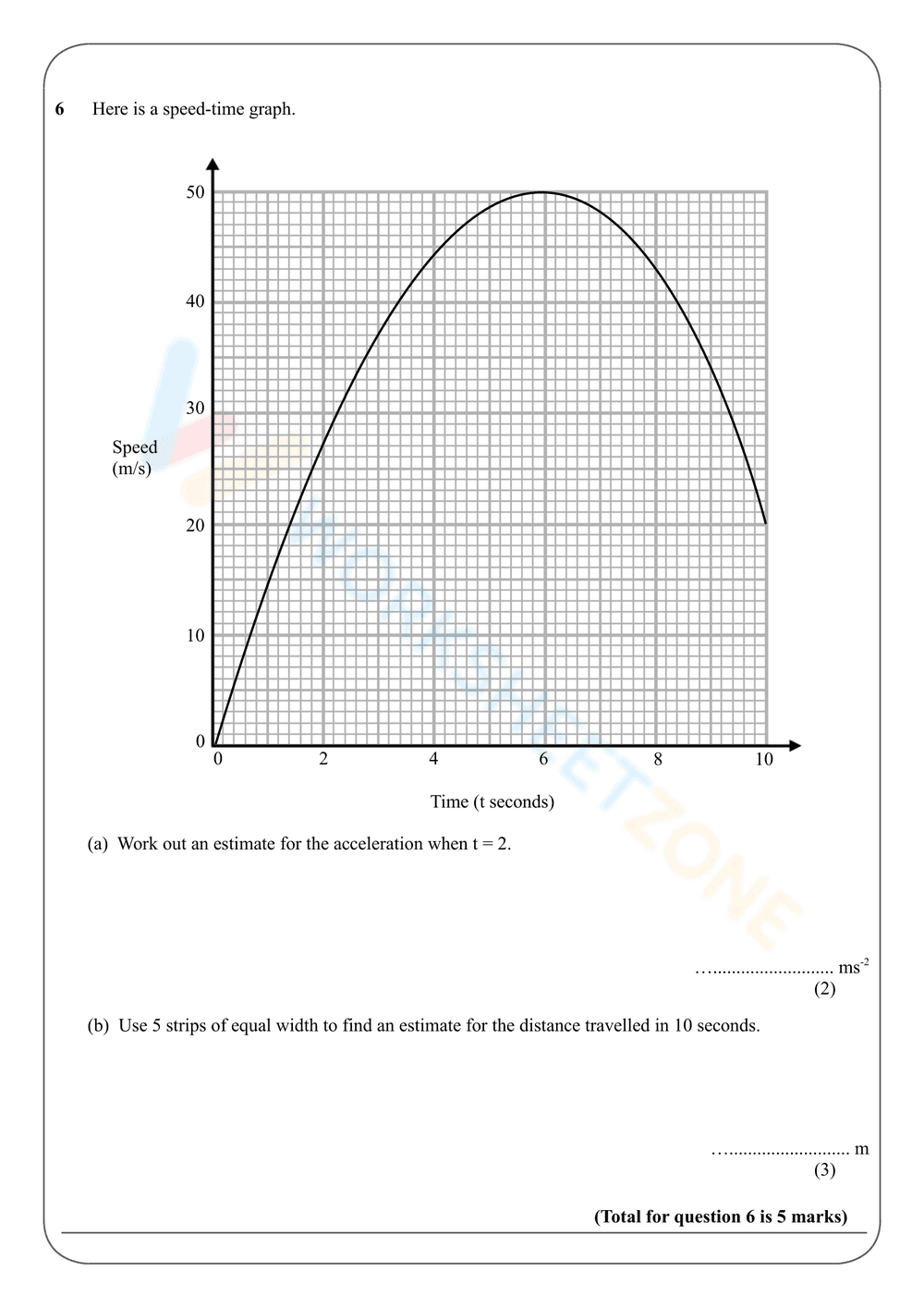 Graphs of Velocity and Time: Physics - Page 7