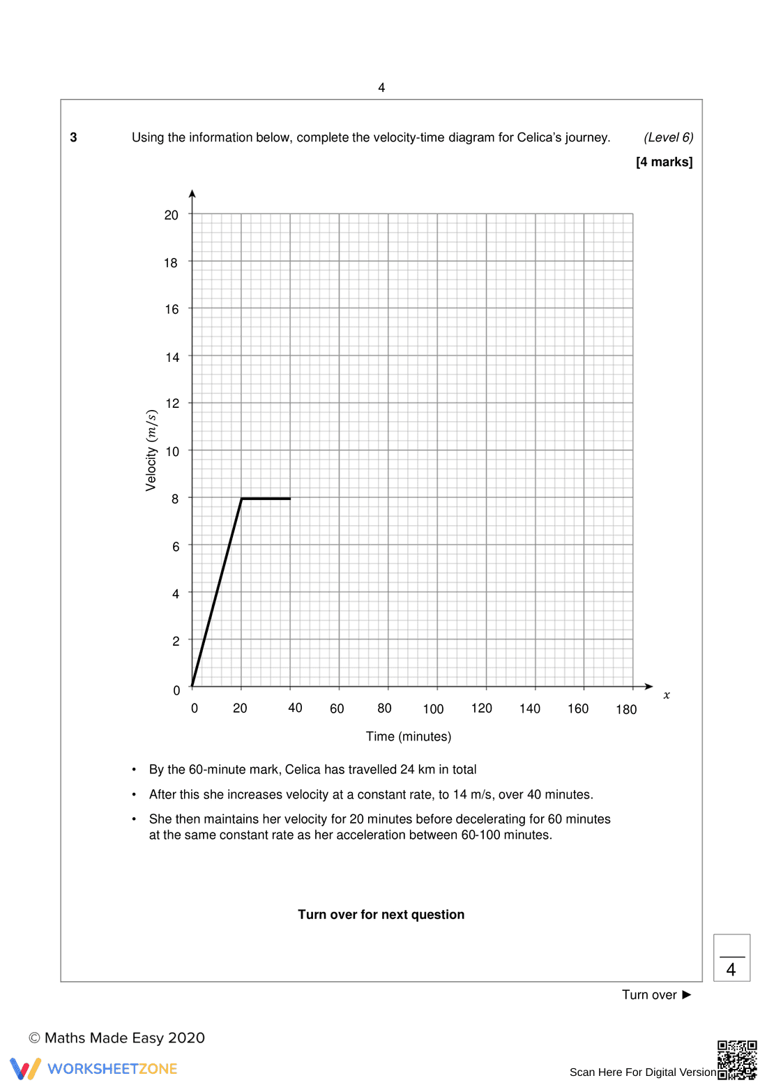 Interpreting Velocity-Time Graph - Page 4