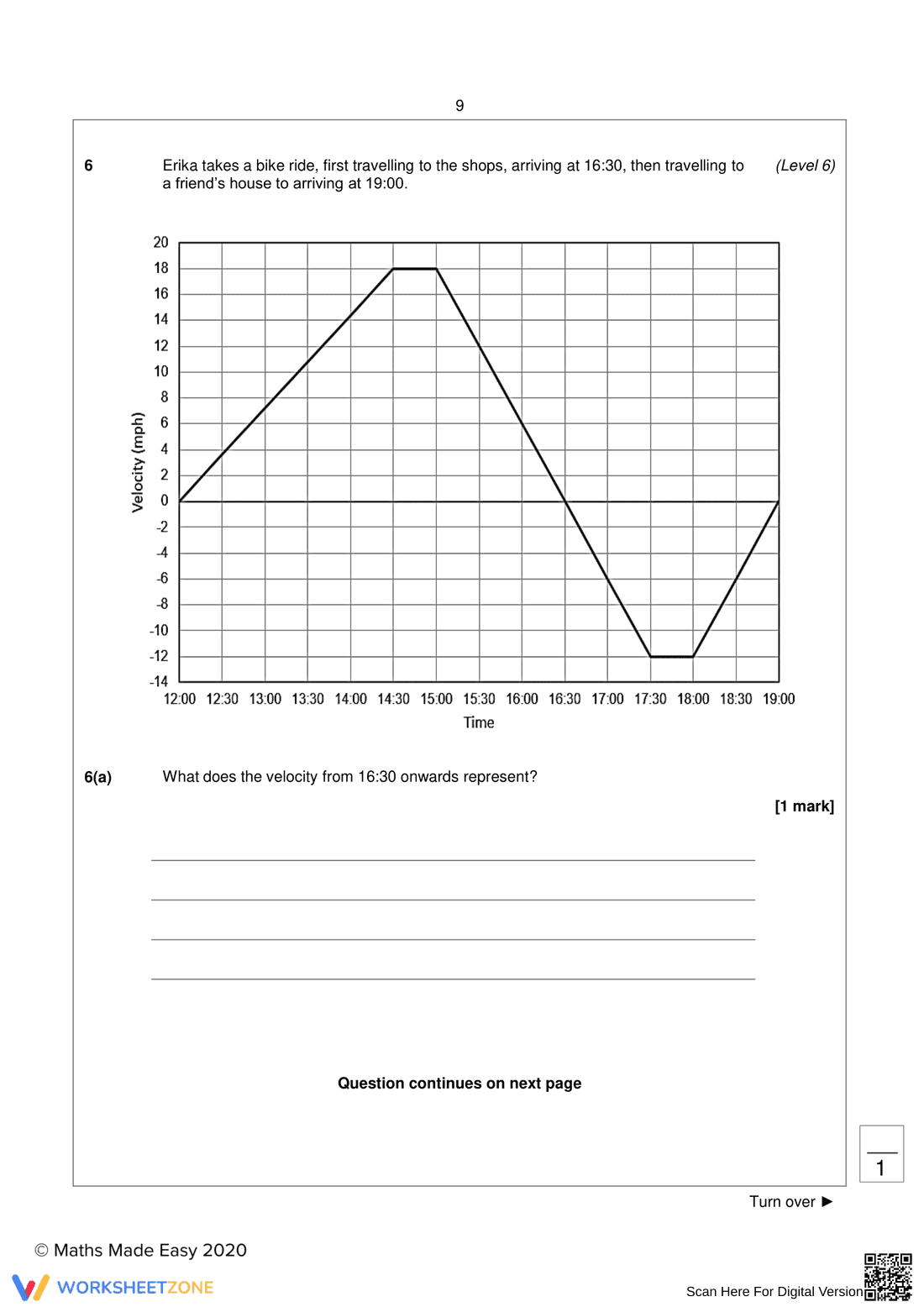 Interpreting Velocity-Time Graph - Page 9