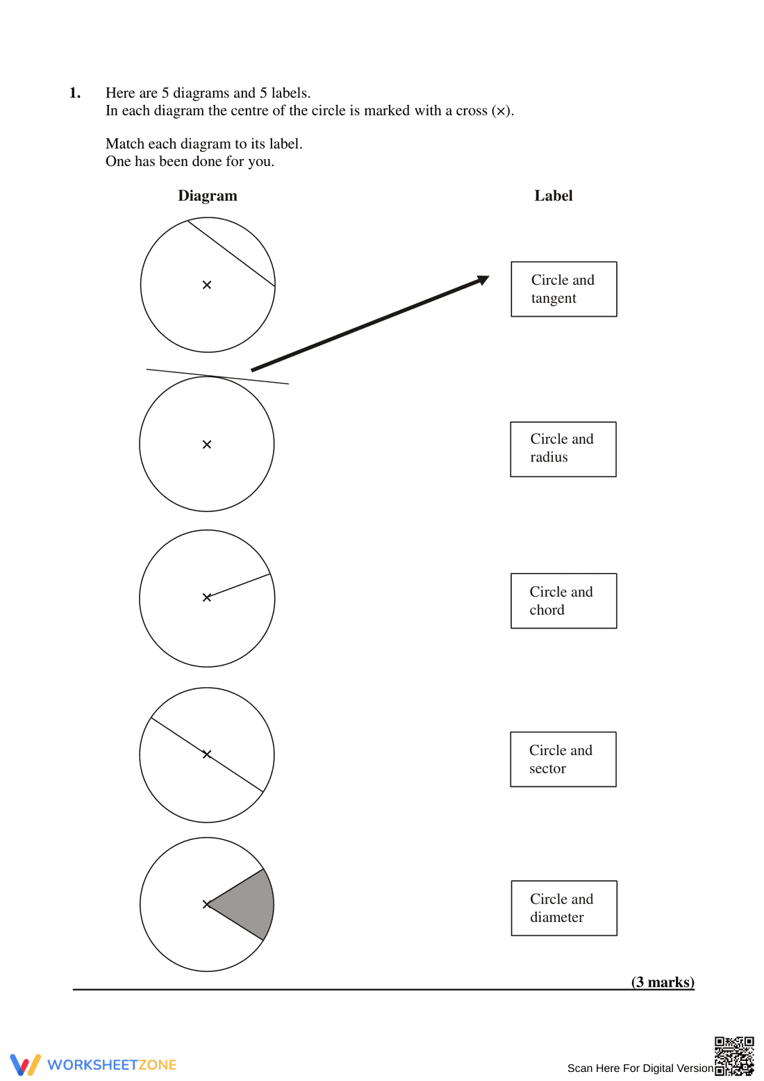 Calculate Area and Circumference of Circles - Page 2