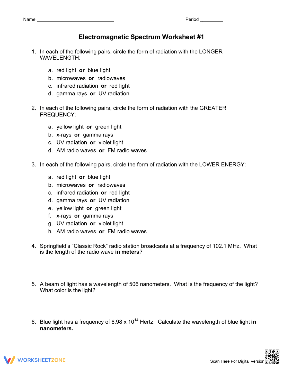 Explore Waves on the Electromagnetic Spectrum - Page 2