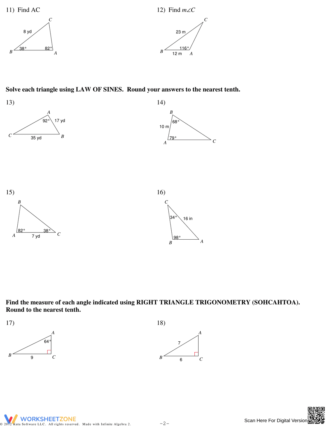 Applying the Law of Sines - Page 2