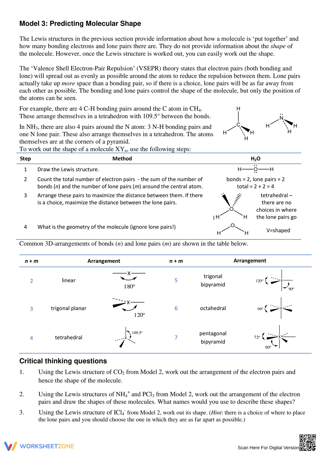 Ionic & Covalent Bonding: Chemistry Worksheet - Page 4