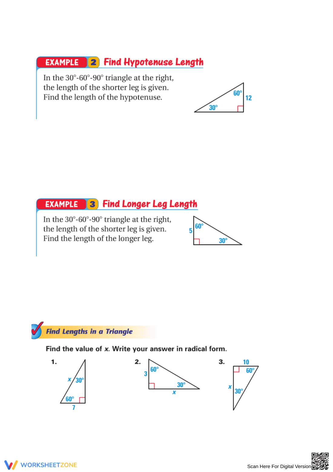 Geometry: 30-60-90 Triangles Guide - Page 2
