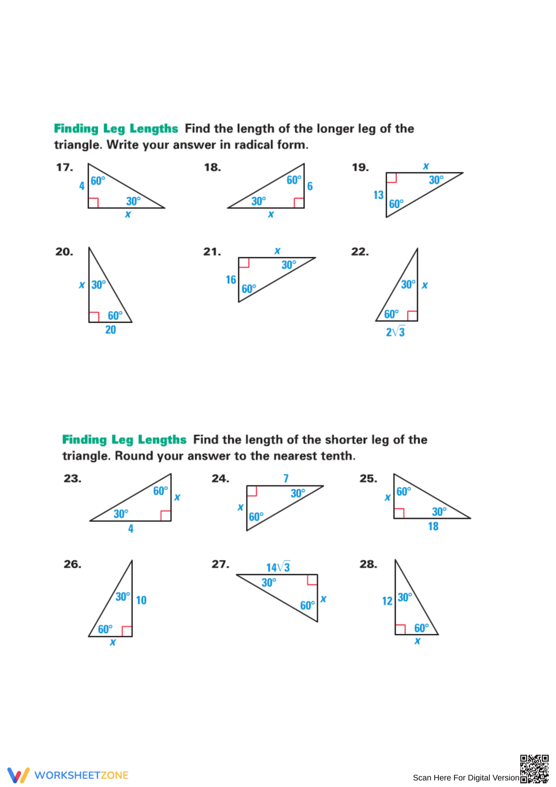 Geometry: 30-60-90 Triangles Guide - Page 5