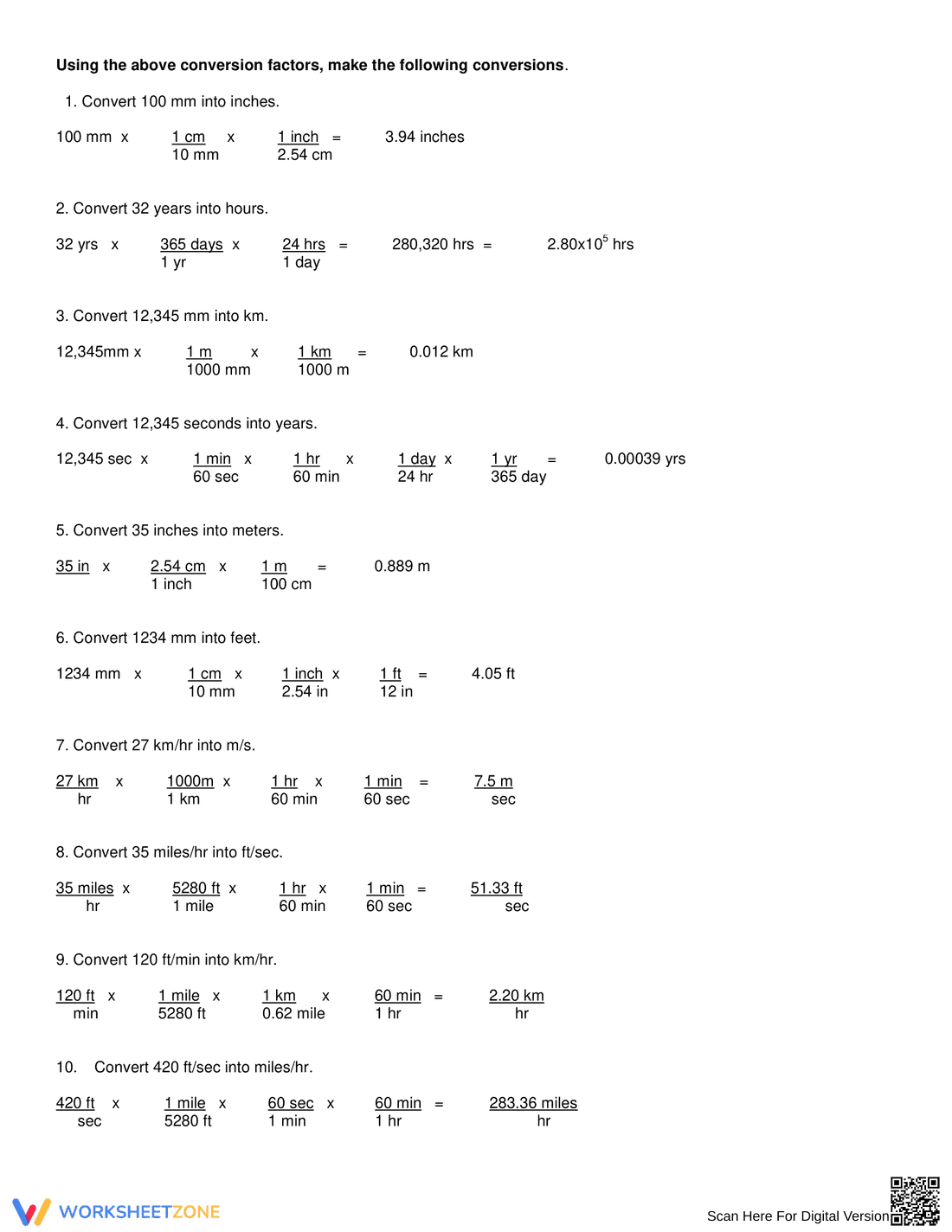 Worksheet: Mastering Dimensional Analysis Techniques - Page 3