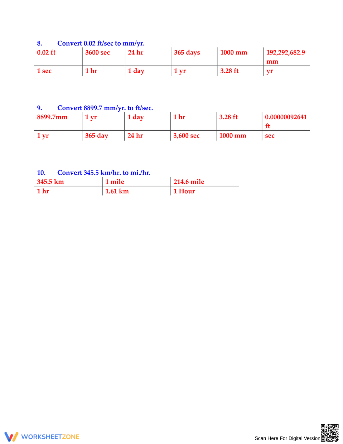 Practice Dimensional Analysis with This Worksheet - Page 3