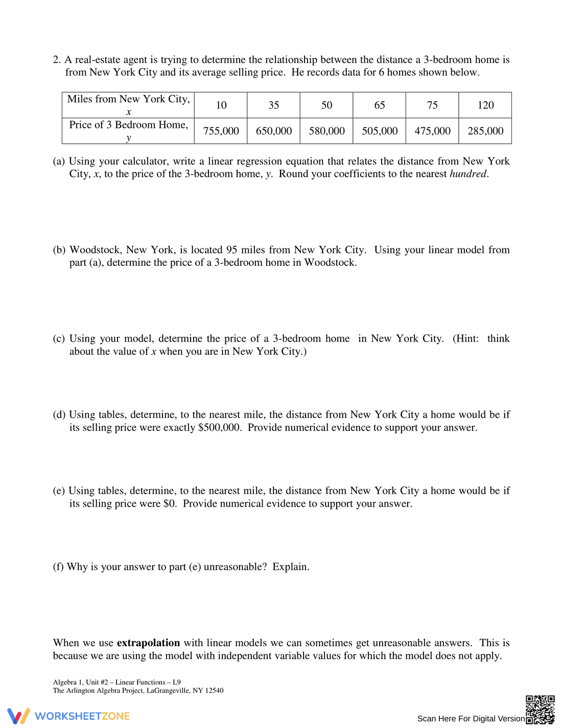 Updated Lines of Best Fit and Linear Regression - Page 4