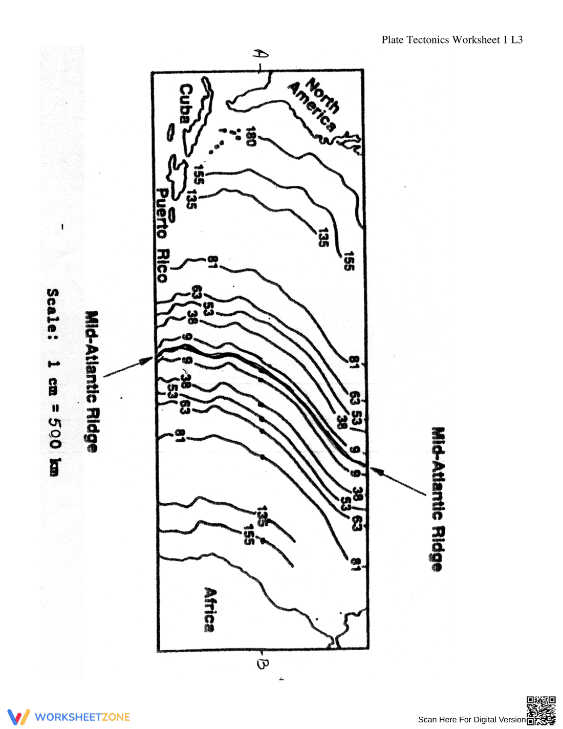 Sea Floor Spreading: Science Worksheet - Page 2