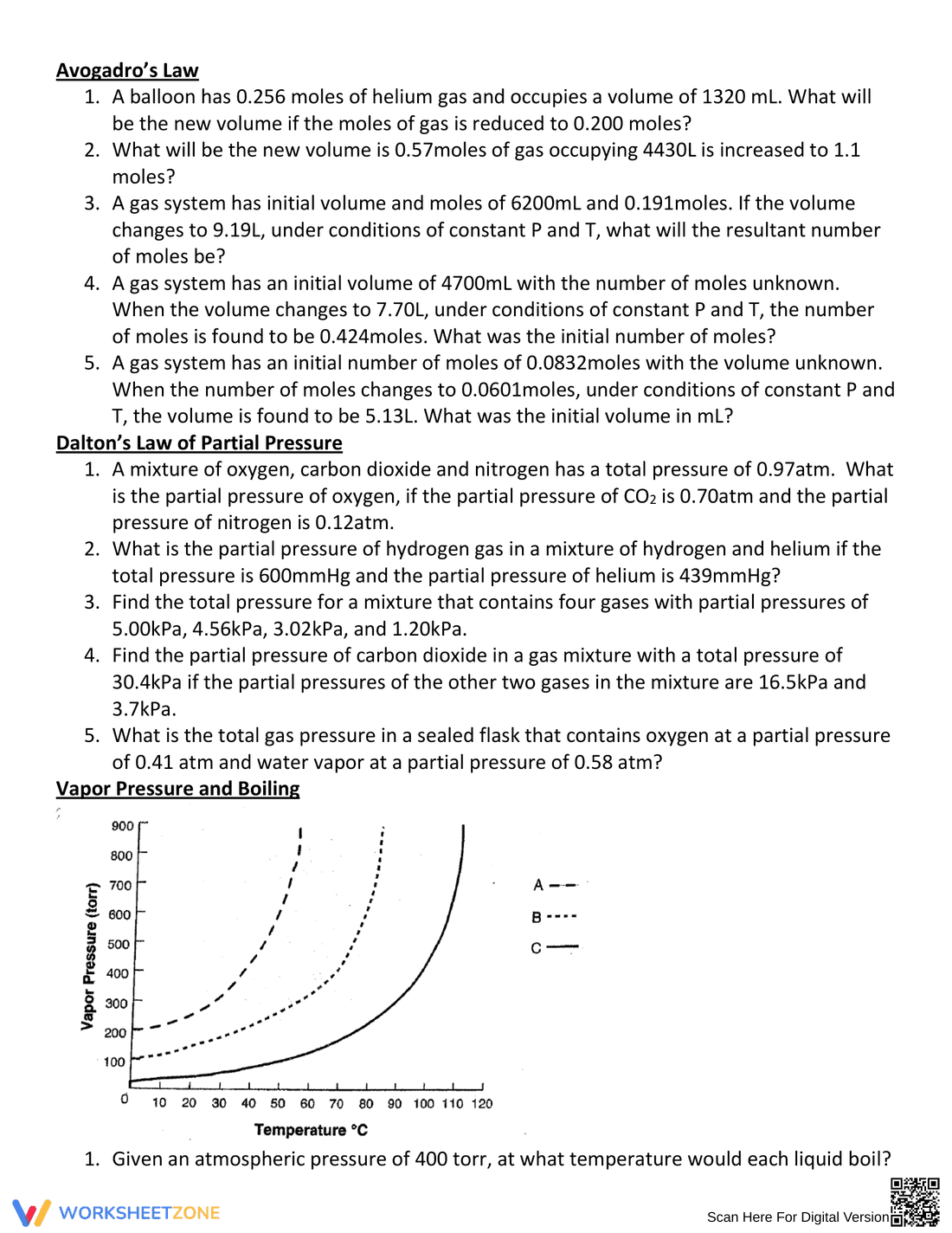 Updated Gas Laws Unit Worksheet - Page 3