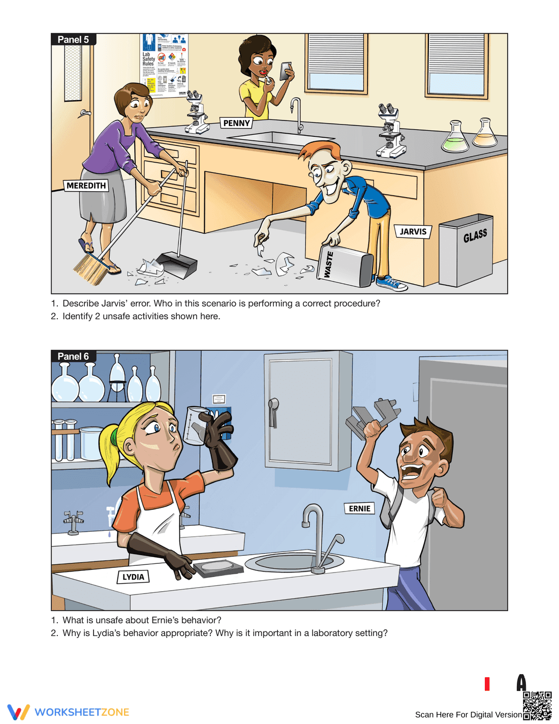 Ensuring Lab Safety: A Comprehensive Worksheet - Page 4