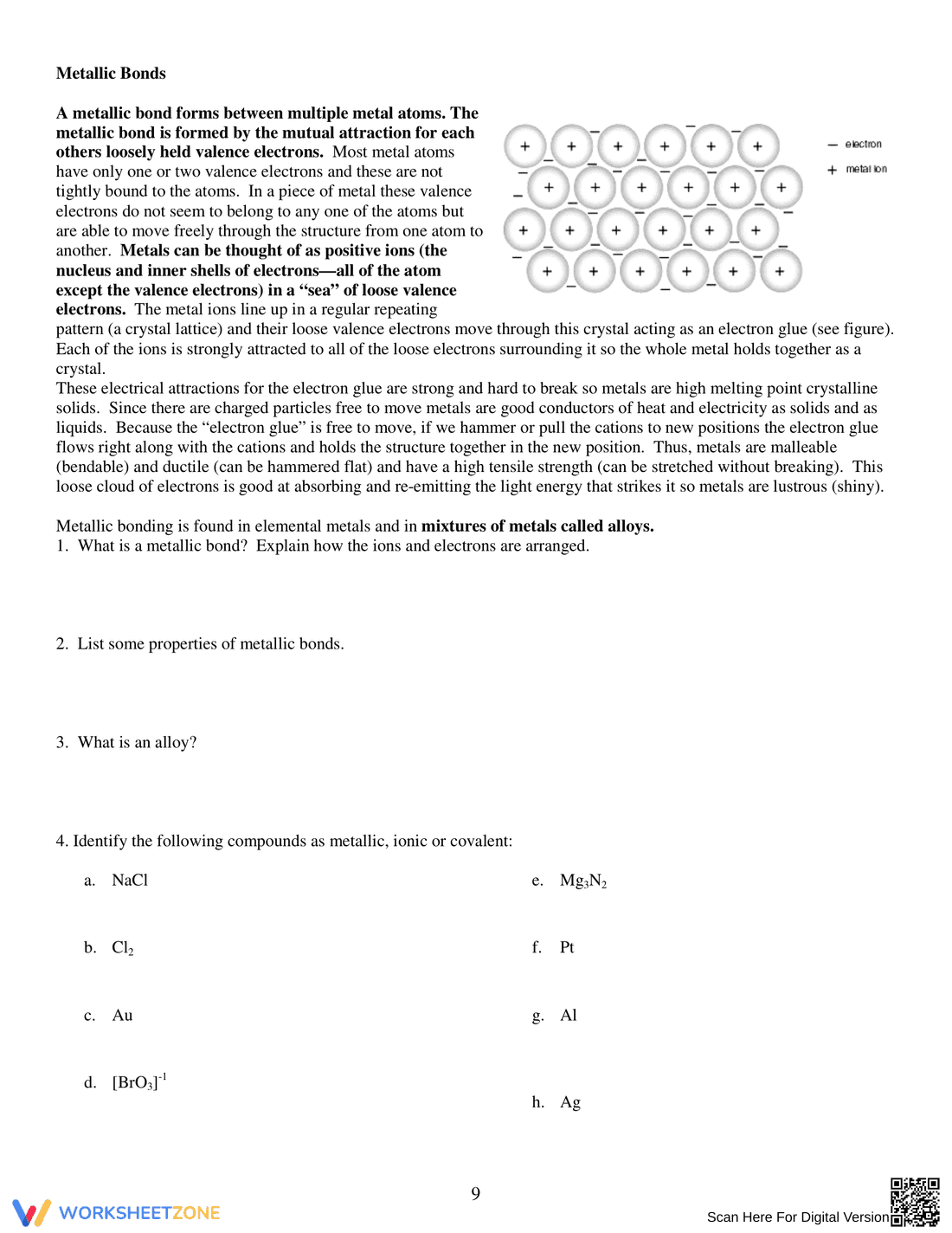 Mastering Ionic Bonds: Practice Worksheet - Page 9