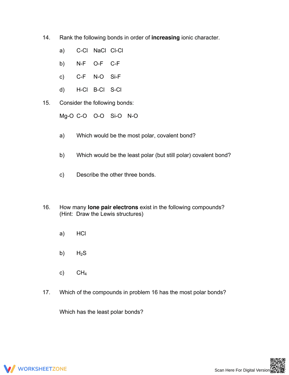 Exploring Types of Chemical Bonding - Page 5