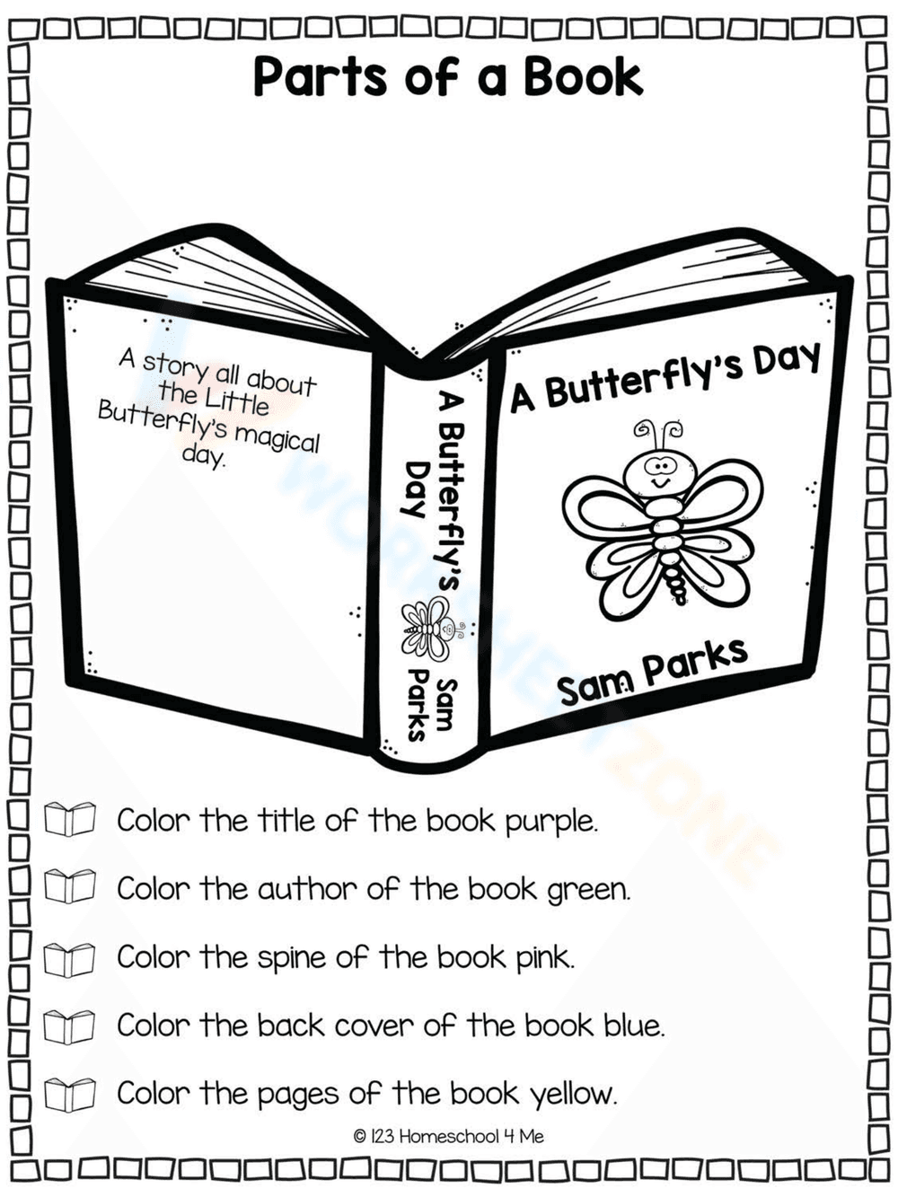 Label the Parts of Book - Page 2