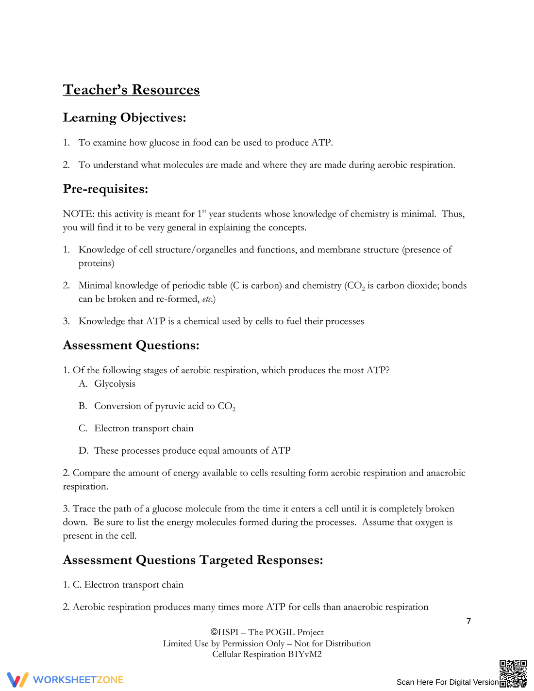 Understanding Cellular Respiration - Page 7