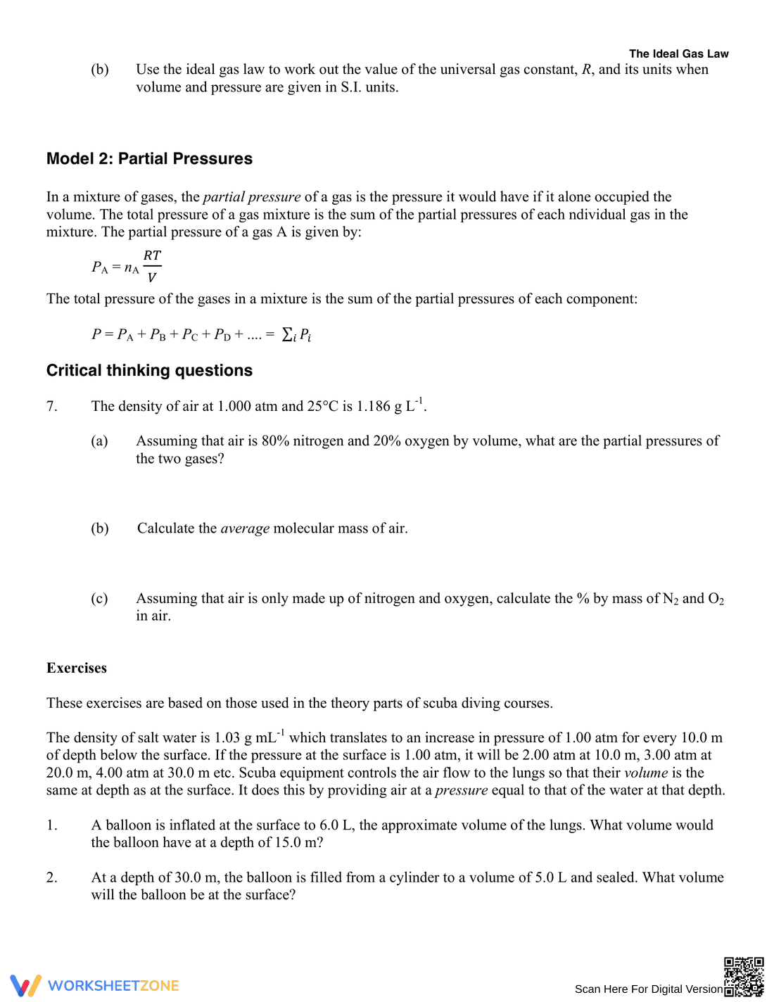 Understand the Ideal Gas Law - Page 3