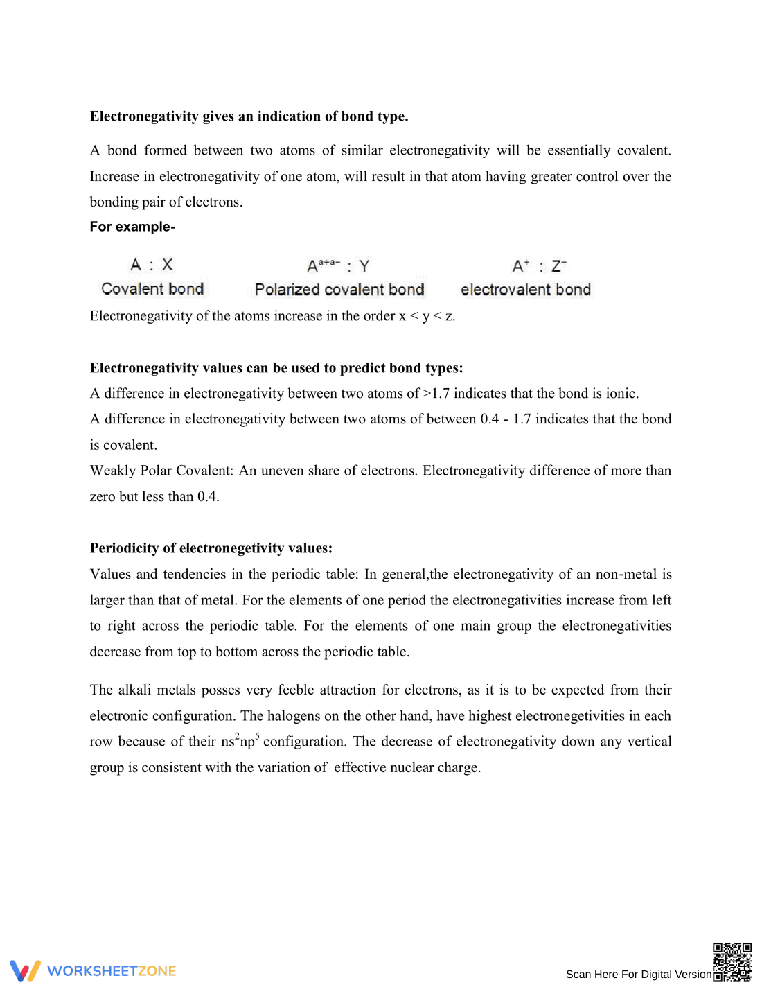 Master Electronegativity and Bonding - Page 2
