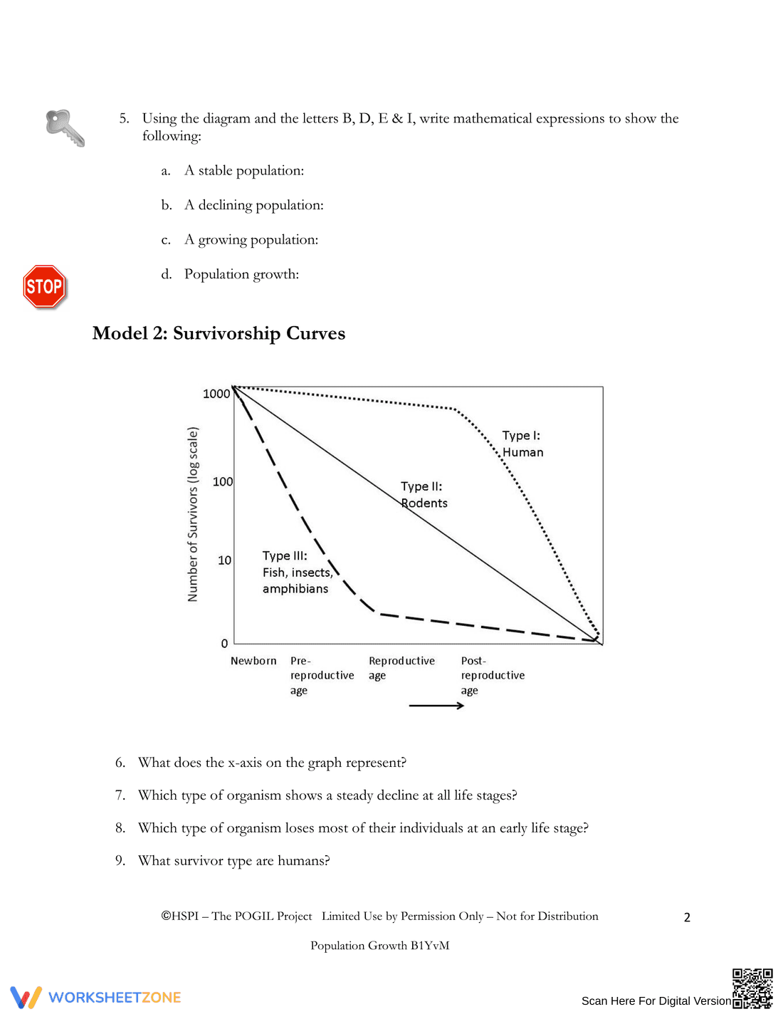 Natural Population Regulation Worksheet - Page 2