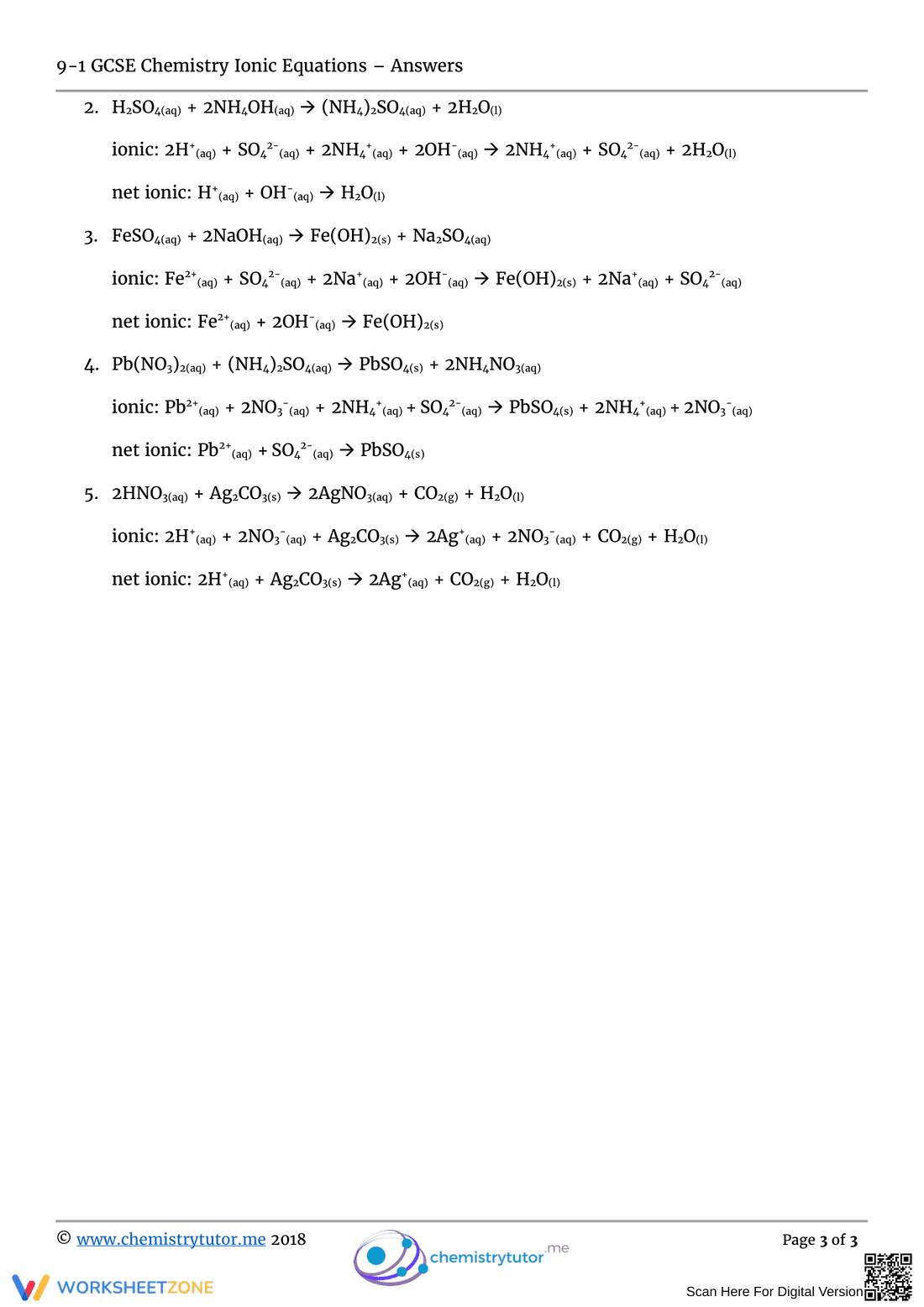 Updated Ionic Equations Worksheet - Page 3