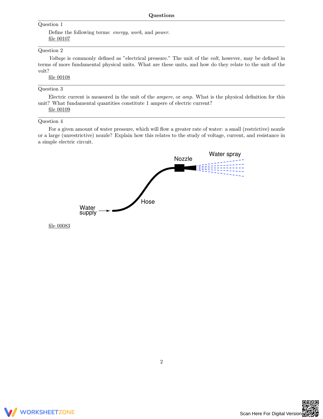 Ohm's Law Worksheet - Page 2