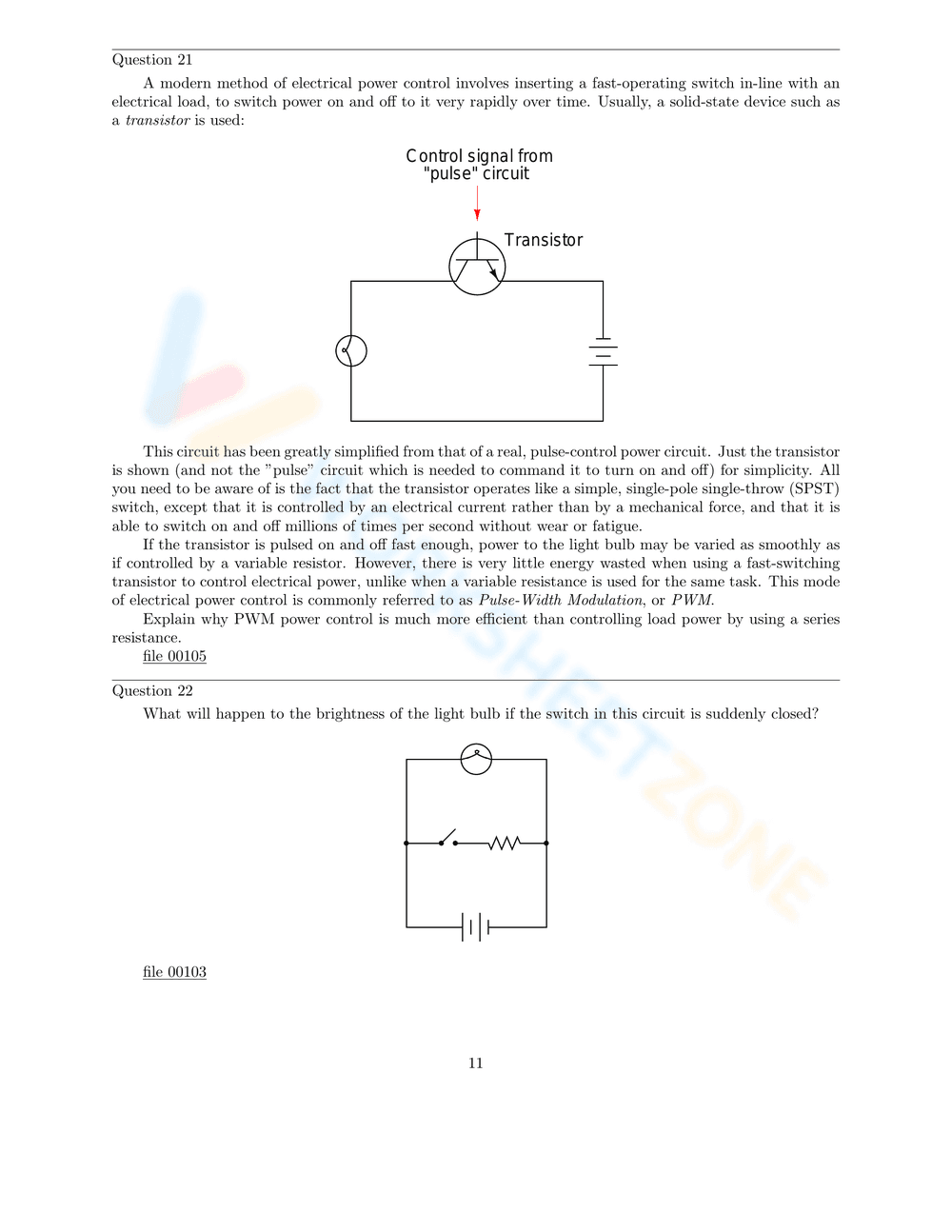 Ohm's Law Worksheet - Page 11