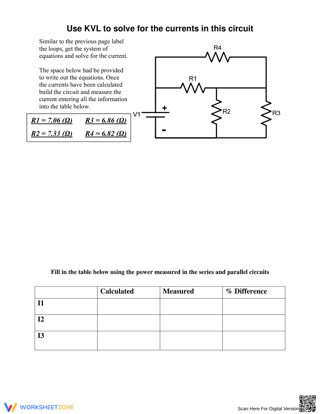 Ohm's Law Worksheet: Basic Circuits - Page 15