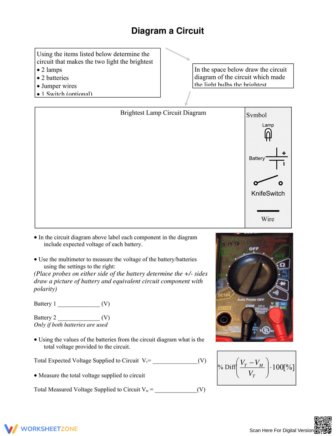 Ohm's Law Worksheet: Basic Circuits - Page 3