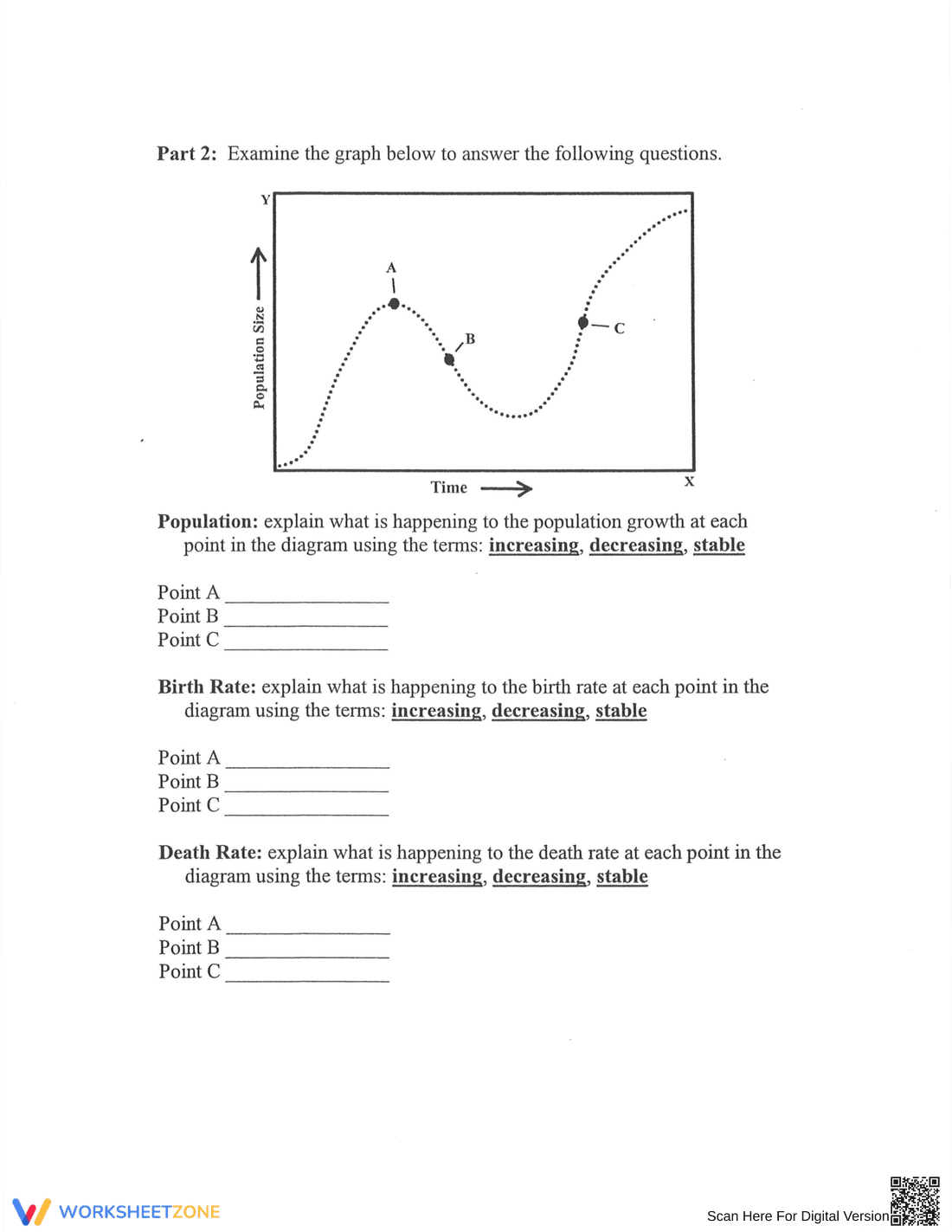 Interpreting Population Growth: Analysis Worksheet - Page 2