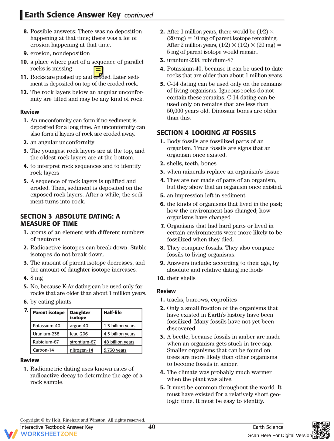 Geology Worksheet: Understanding Relative Dating - Page 8