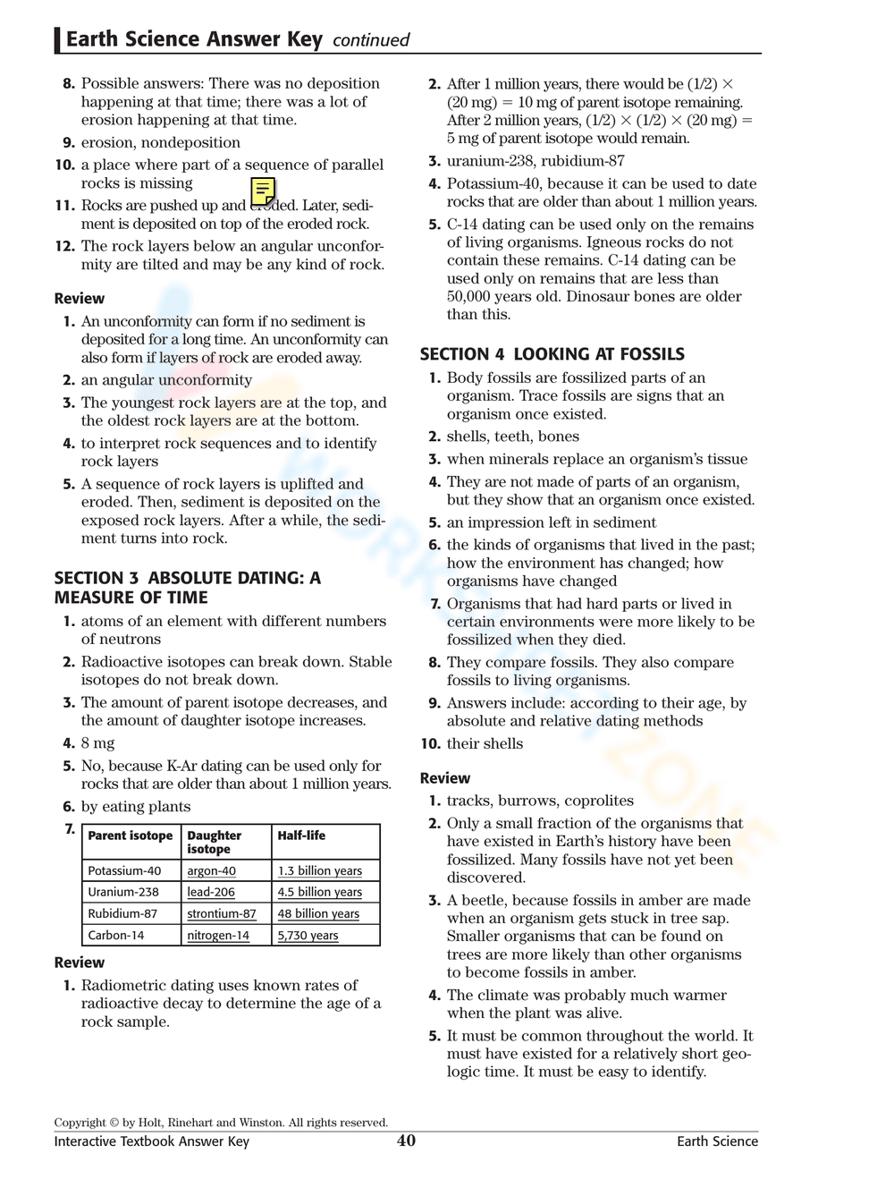 Geology Worksheet: Understanding Relative Dating - Page 8