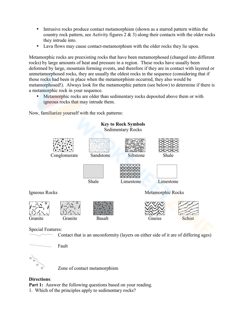 Updated Relative Dating Activity Worksheet - Page 5