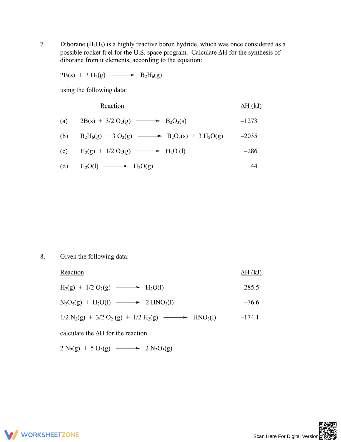 Thermodynamics Worksheet 1: Practice Energy - Page 3
