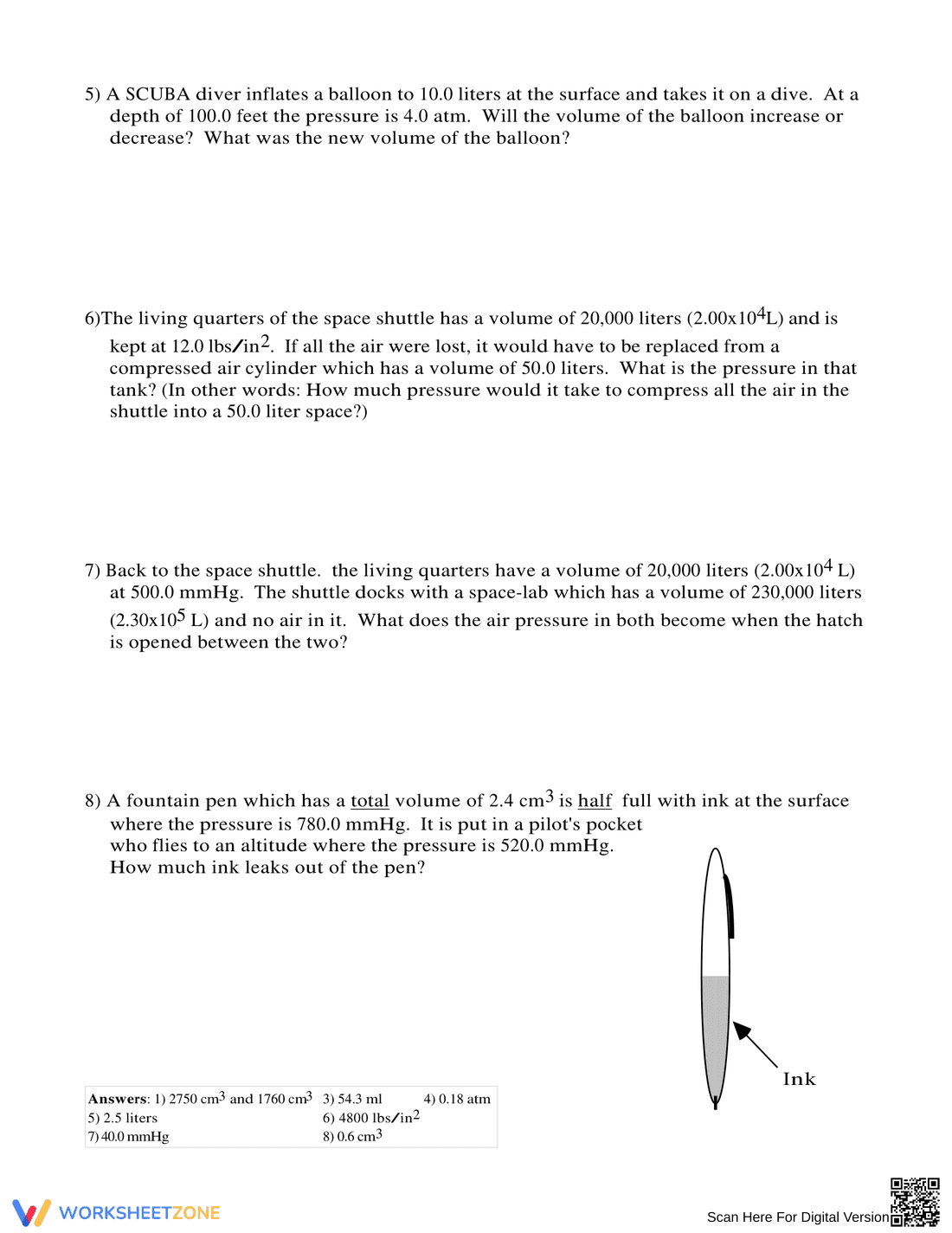 Understanding Boyle's Law: A Chemistry Worksheet - Page 2