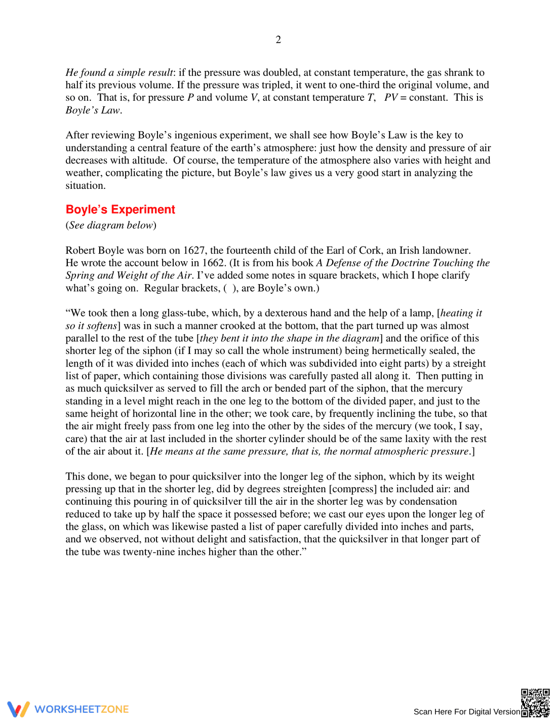 Exploring Boyle's Law: Theory and Practice Problems - Page 2