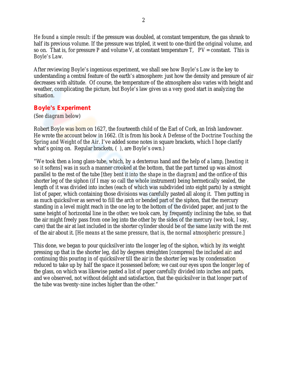 Exploring Boyle's Law: Theory and Practice Problems - Page 2