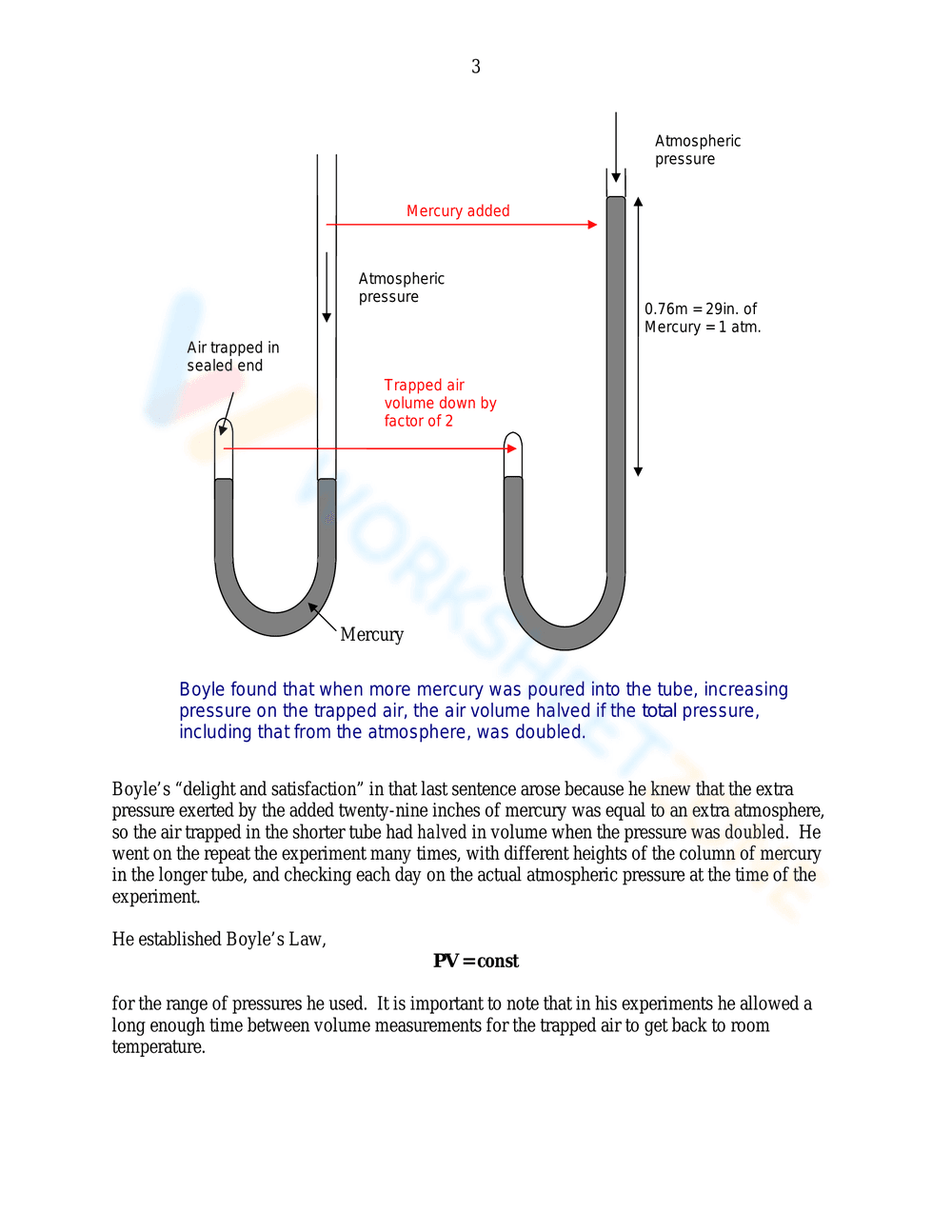 Exploring Boyle's Law: Theory and Practice Problems - Page 3
