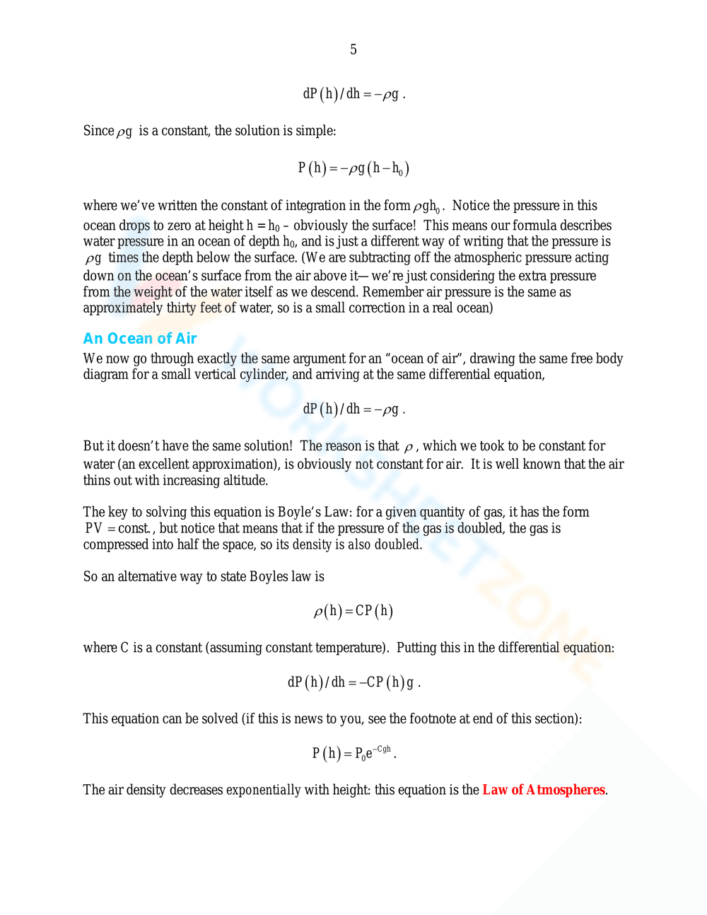 Exploring Boyle's Law: Theory and Practice Problems - Page 5