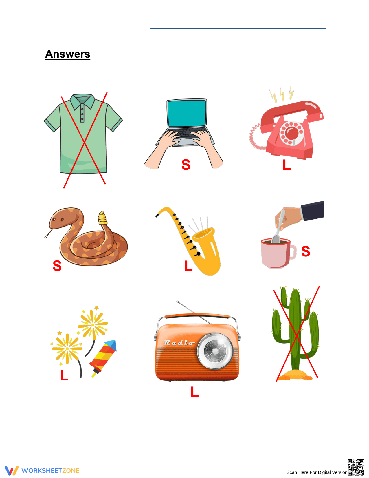 Identifying Loud and Soft Sounds – Science Worksheet - Page 2