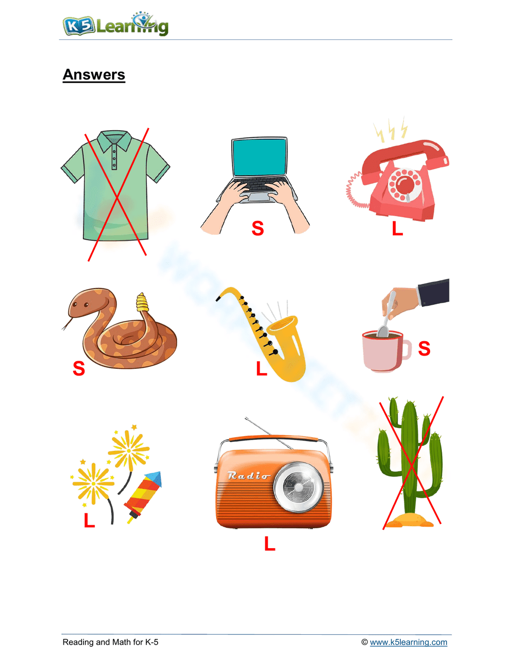 Identifying Loud and Soft Sounds – Science Worksheet - Page 2