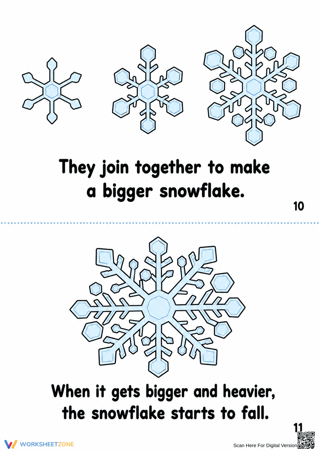 Life Cycle of Snowflakes Printable Booklet | Grade 2-5 - Page 7