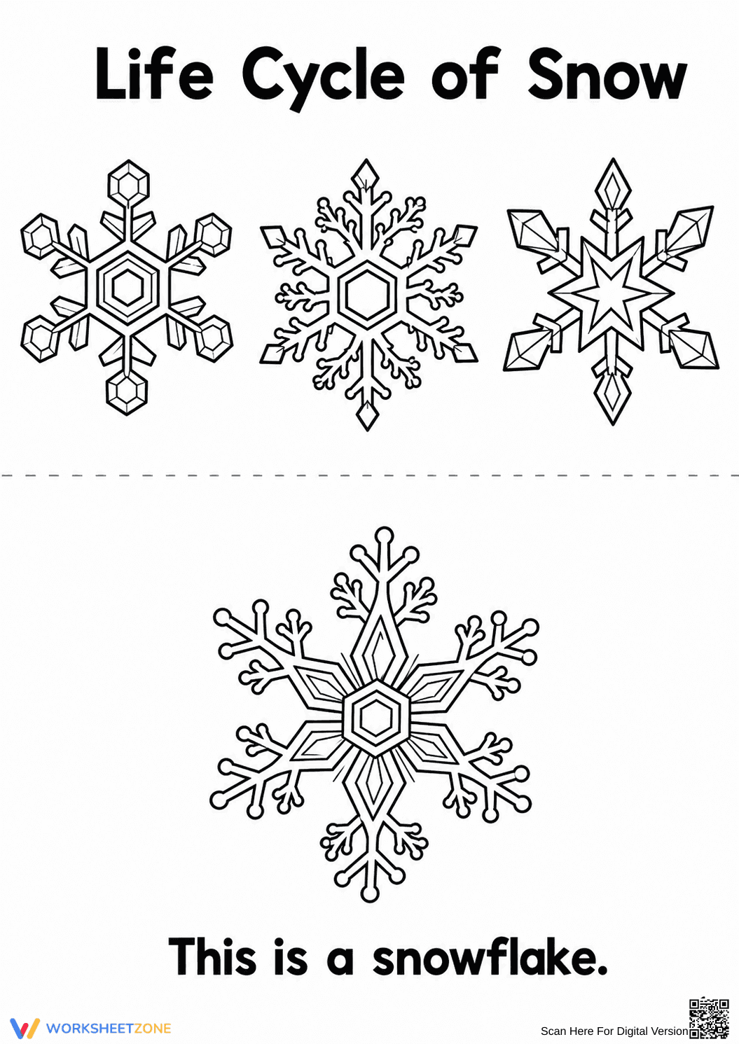 Life Cycle of Snowflakes Printable Booklet | Grade 2-5 - Page 9